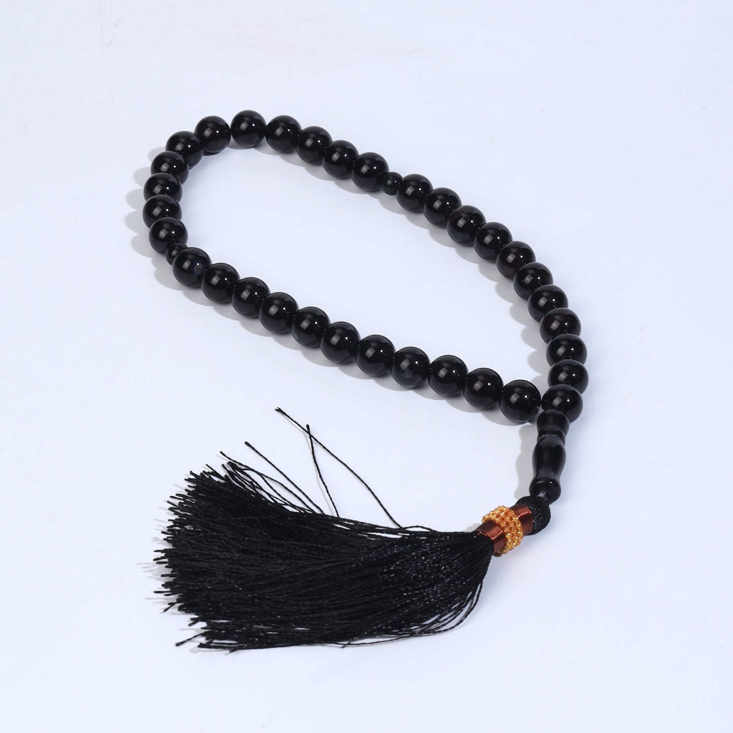 Black Aqeeq Stone Tasbih