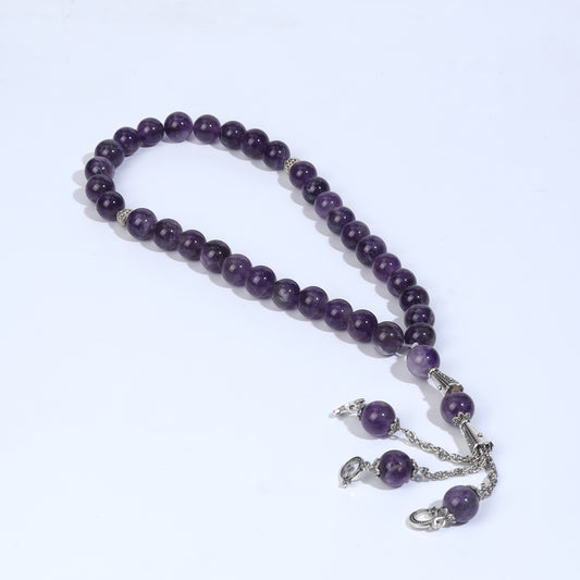 Natural Amethyst Stone Tasbih