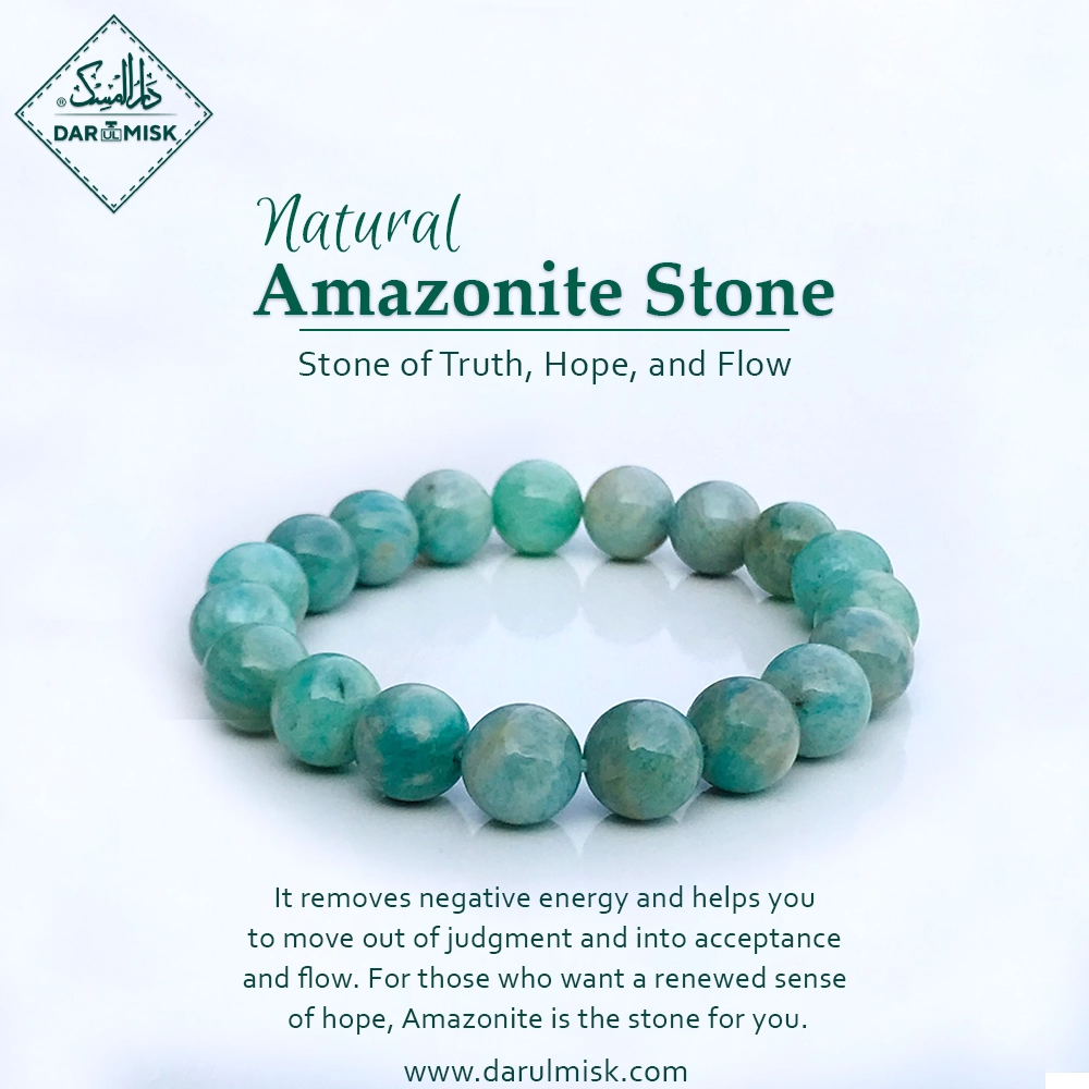 Amazonite stone deals bracelet