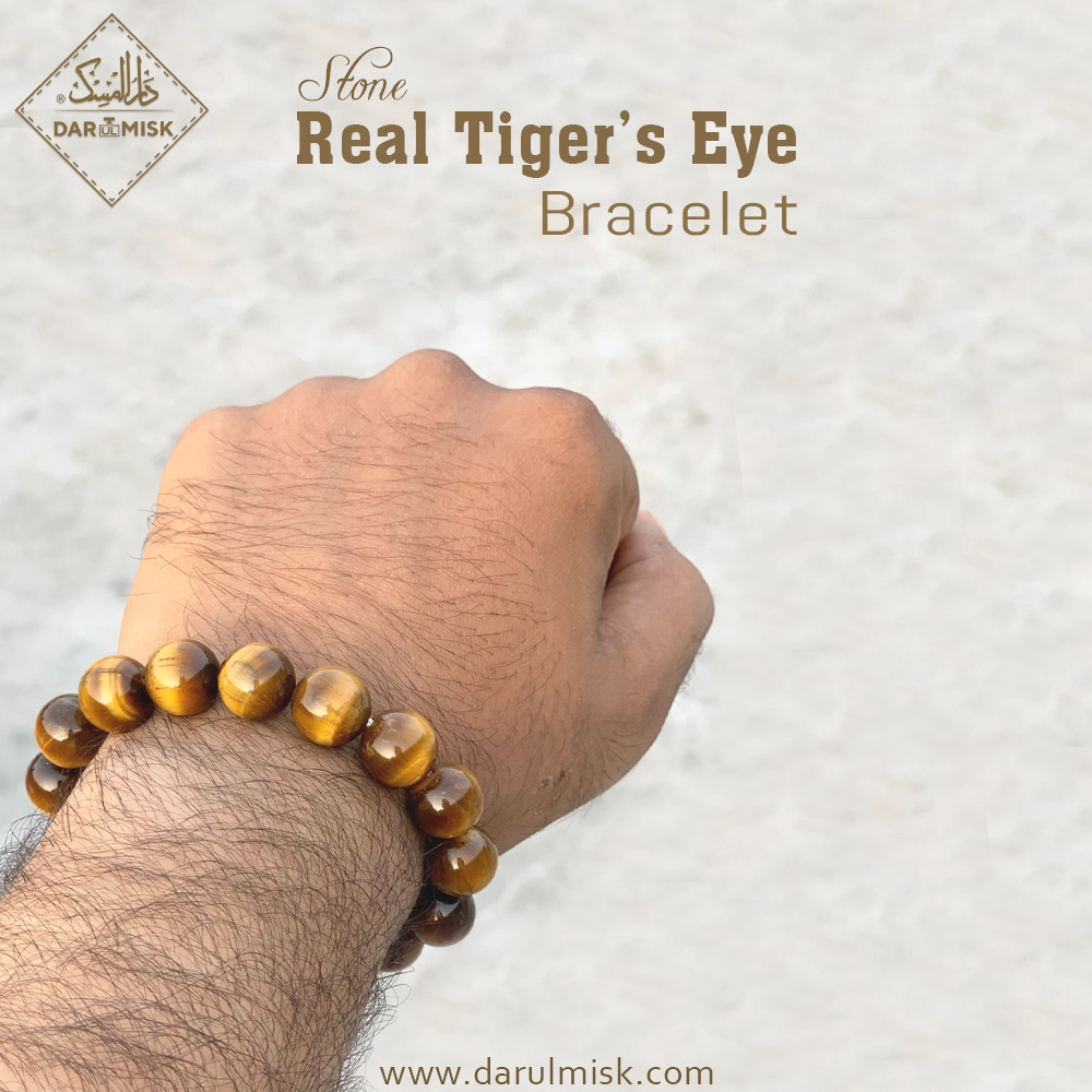 Natural Tiger s Eye Stone Bracelet DAR UL MISK
