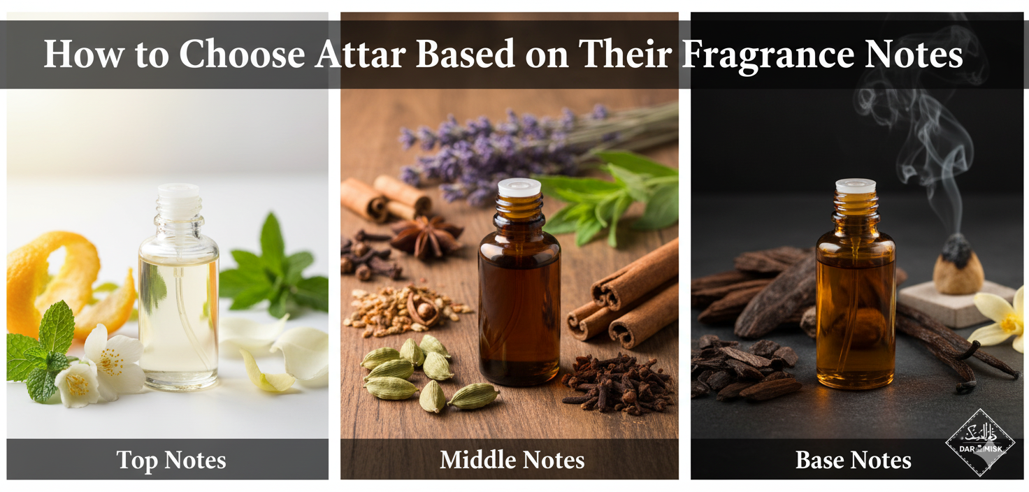 How to Choose Attar Based on Their Fragrance Notes