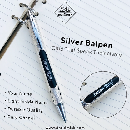 Customizable Silver Balpen | Memorable Gift