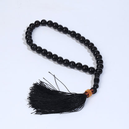 Black Aqeeq Stone Tasbih