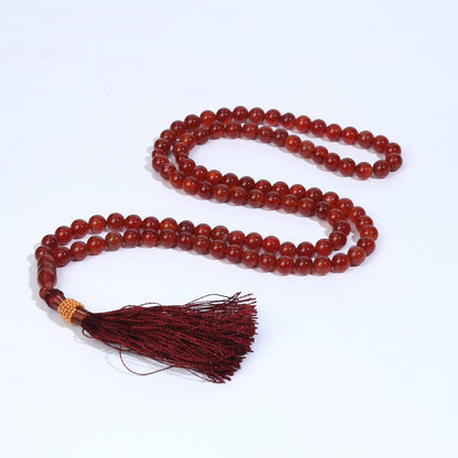 Red Aqeeq Stone Tasbih | 100 Beads