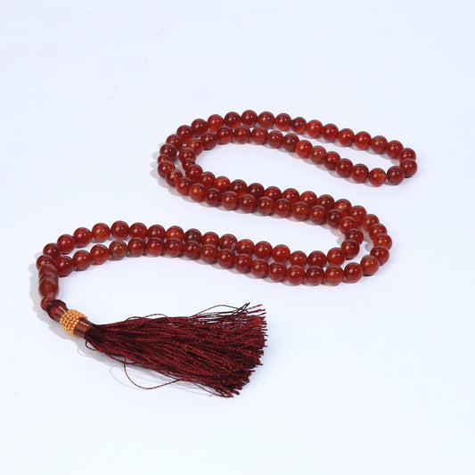 Red Aqeeq Stone Tasbih | 100 Beads