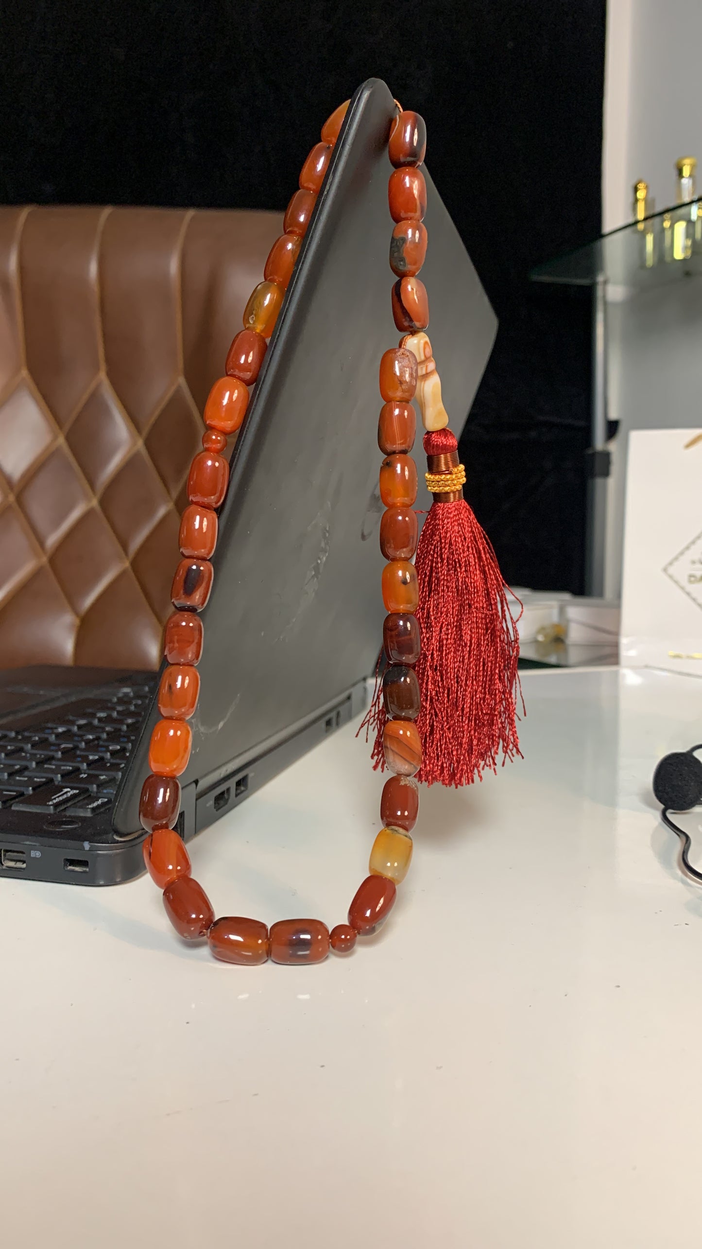 Oval Sulemani Aqeeq Tasbih