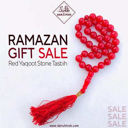 Red Yaqoot Stone Tasbih