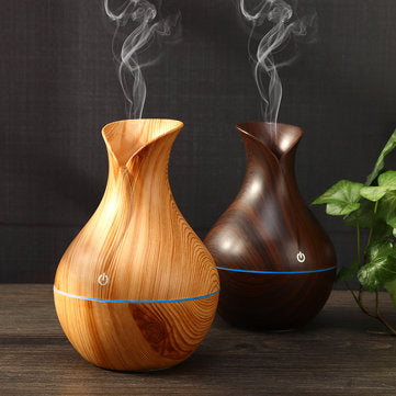 Vase Humidifier Aroma Diffuser (Dark Brown)