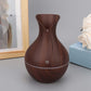 Vase Humidifier Aroma Diffuser (Dark Brown)