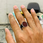 Classic Red Onyx Turkish Ring